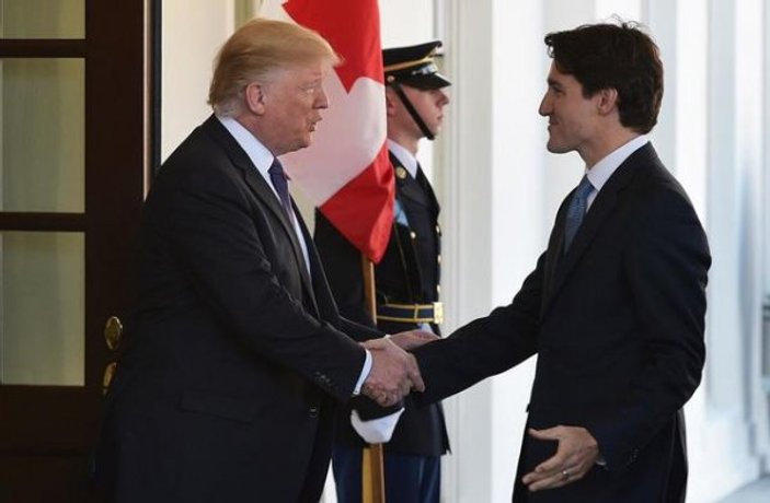 Kanada da Trump'ı hedef tahtasına koydu