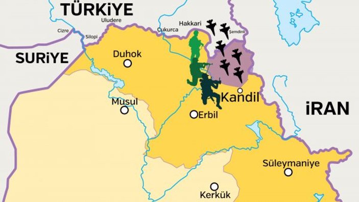 Türk askeri adım adım Kandil'e ilerliyor