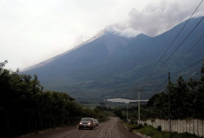 Guatemala'da yanardağ patlaması