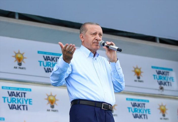 Erdoğan'dan İnce'ye apolet tepkisi