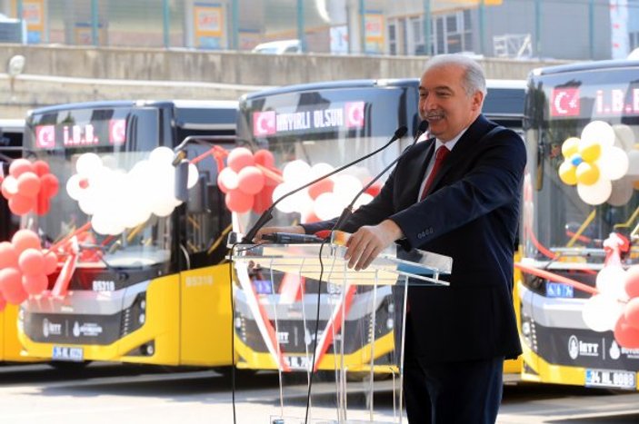 Başkan Uysal 375 otobüsü İETT filosuna kattı