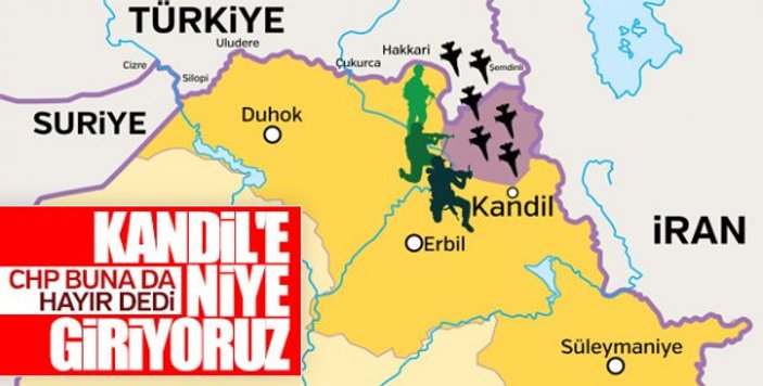 Kandil PKK'lı teröristler için kritik önem taşıyor