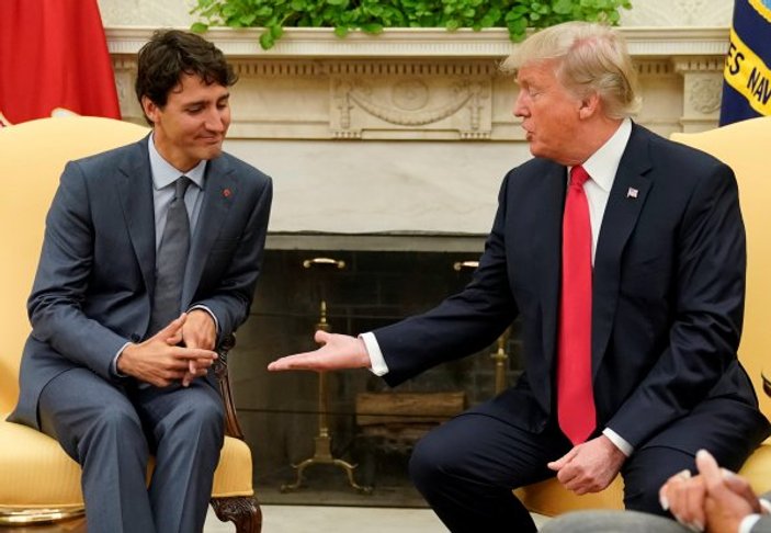 Trump'tan Trudeau'ya: Beyaz Saray'ı siz yakmadınız mı?