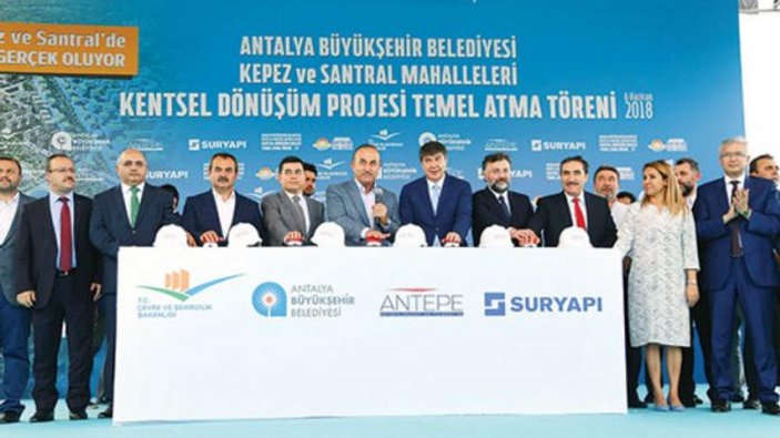 Sur Yapı'nın Antalya projesinde temel atıldı