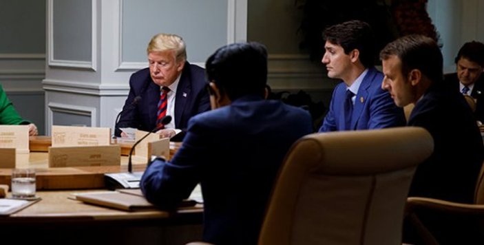 Trump Kanada'ya kızdı G-7 bildirgesini imzalamıyor