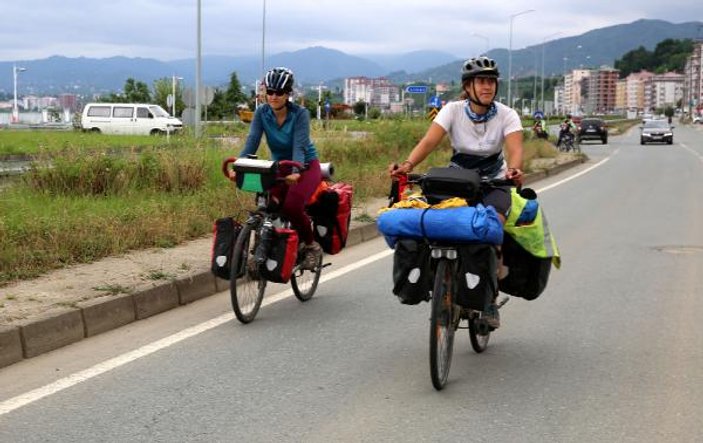 Bisikletle dünya turunda 9'uncu durak Türkiye