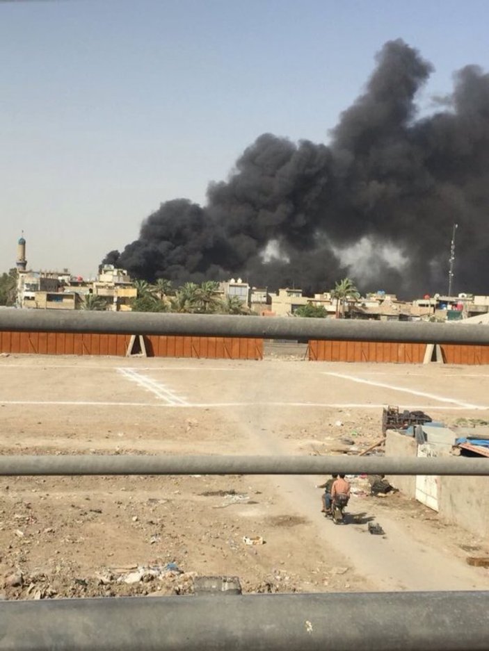 Irak'ta oyların sayıldığı merkezde yangın