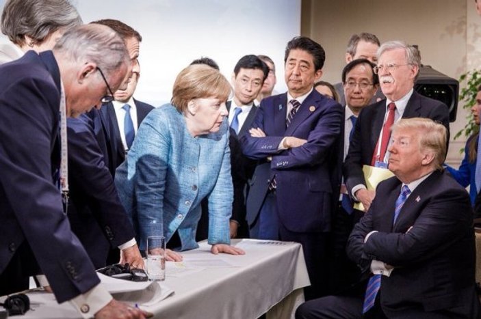 Gerilim dolu G-7 zirvesi