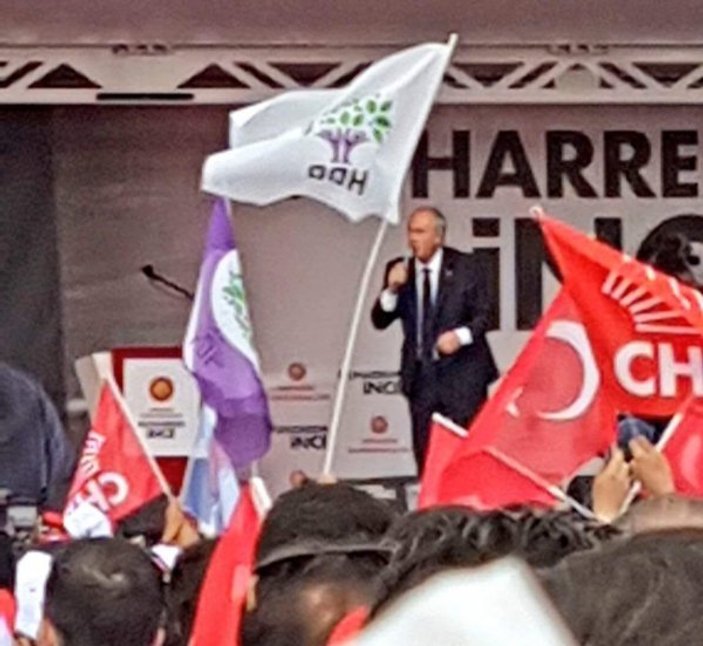 Erdoğan: İnce'nin mitingine gidenler HDP'li