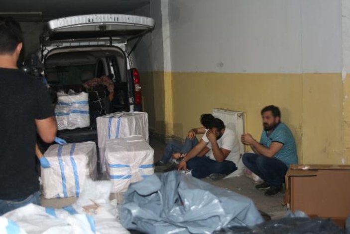 İstanbul'da 55 bin paket kaçak sigara yakalandı