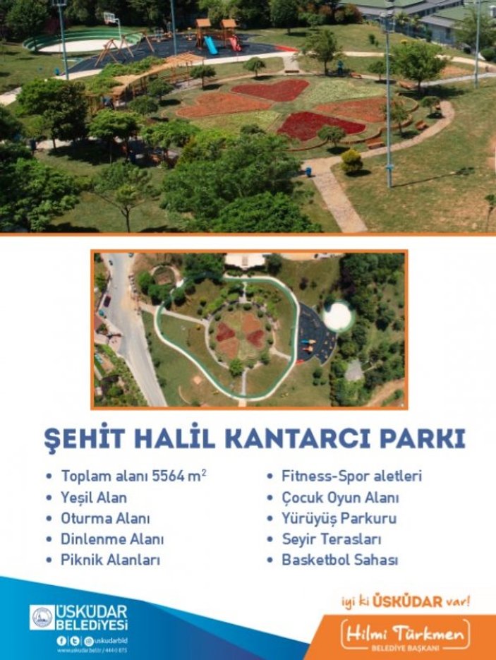 15 Temmuz şehidi Kantarcı anısına Üsküdar'da park açılışı