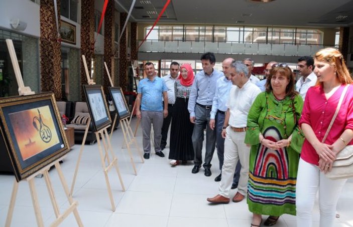 Mersin'de kaligrafi sergisi açıldı