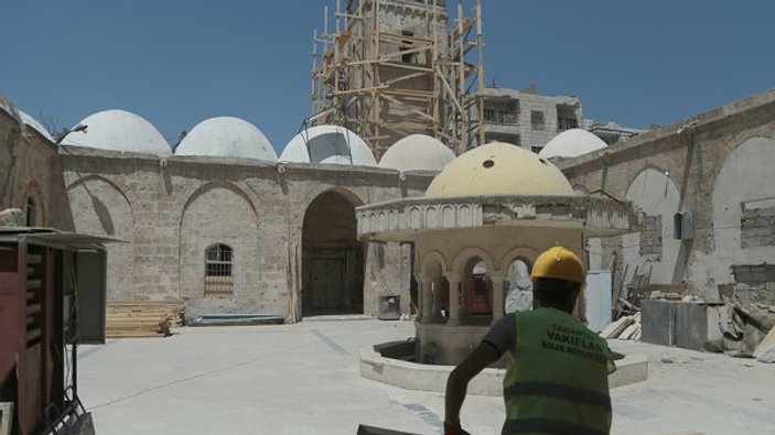 Bab'daki tarihi cami ve çarşı restore ediliyor