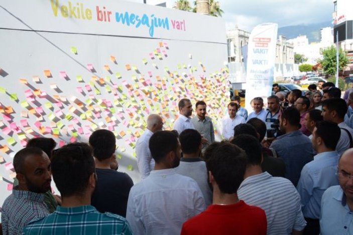 AK Parti'nin Hatay adayı Abdülkadir Özel gençleri dinledi