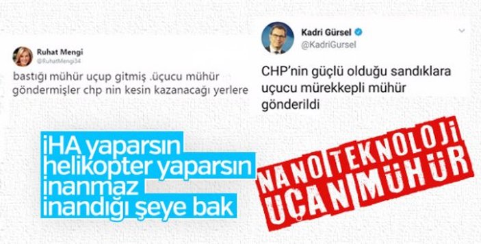 CHP'nin kanalından anons: Uçucu mühüre inanmayın