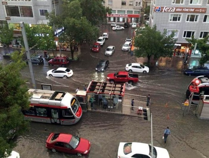 Kayseri'de metrekareye 10 kilogram yağmur düştü