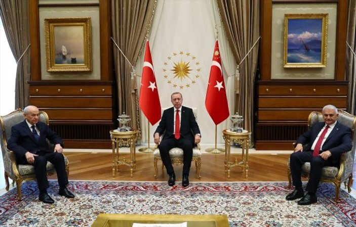 Cumhurbaşkanı Erdoğan MHP Lideri Bahçeli görüşmesi