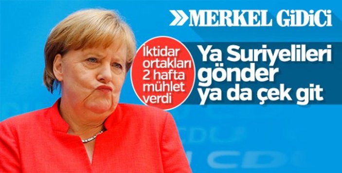 Almanya'nın hükümet krizi Merkel'in koltuğunu sallıyor