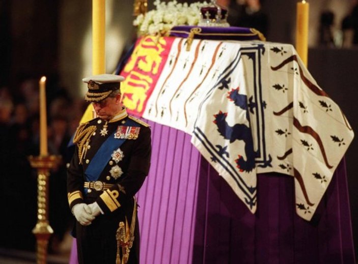 Kraliçe Elizabeth'e cenaze provası