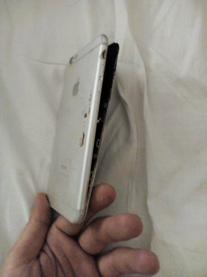 iPhone 6 Plus patladı