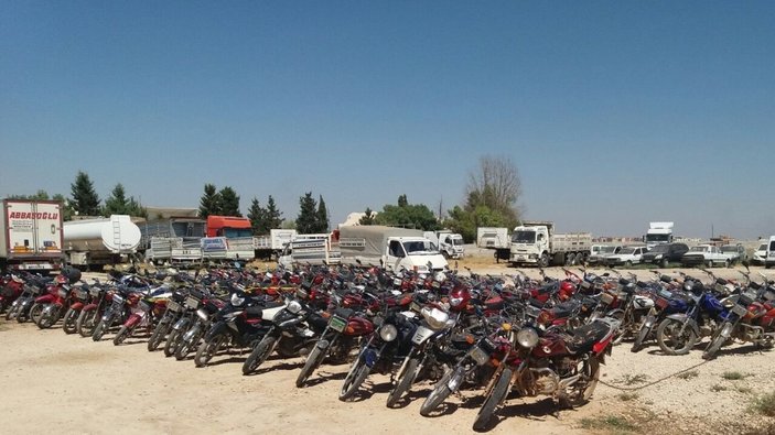 Şanlıurfa’da 4 günde 233 çalıntı motosiklet ele geçirildi