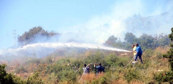 Bodrum'da yangın vatandaşları korkuttu