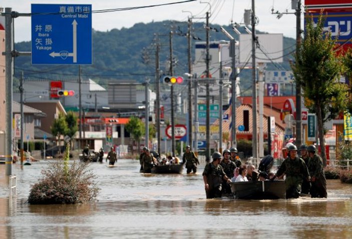 Japonya sele teslim: 60 ölü, 92 kayıp
