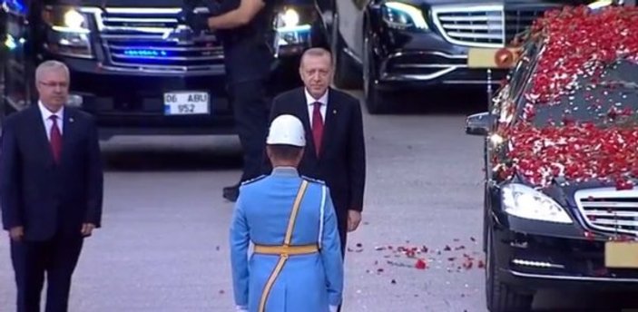 Erdoğan, yemin için Meclis'te