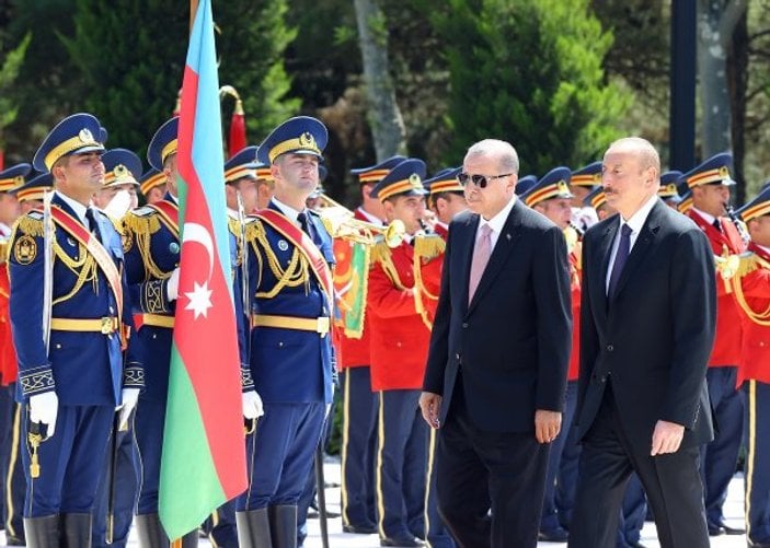 Başkan Erdoğan Azerbaycan'da