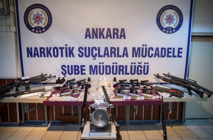 Ankara'da uyuşturucu satıcılarına 'Kalkan' operasyonu