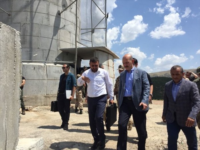Bakan Soylu Tunceli'de güvenlik kulesini ziyaret etti