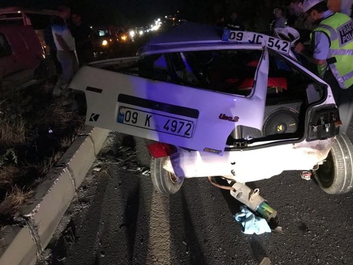 Aydın'da trafik kazası: 2 ölü, 2 yaralı