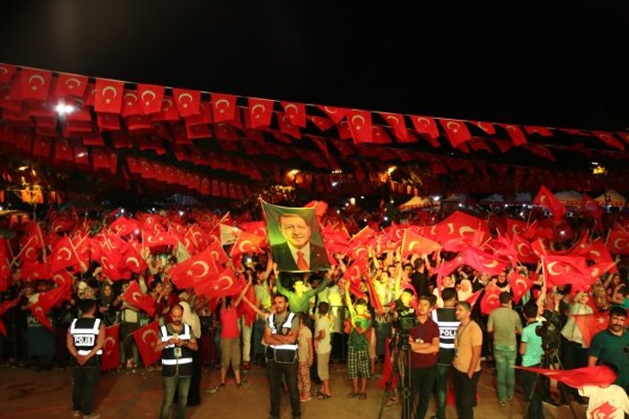 Tunceli, Diyarbakır ve Şırnak'ta 15 Temmuz etkinlikleri