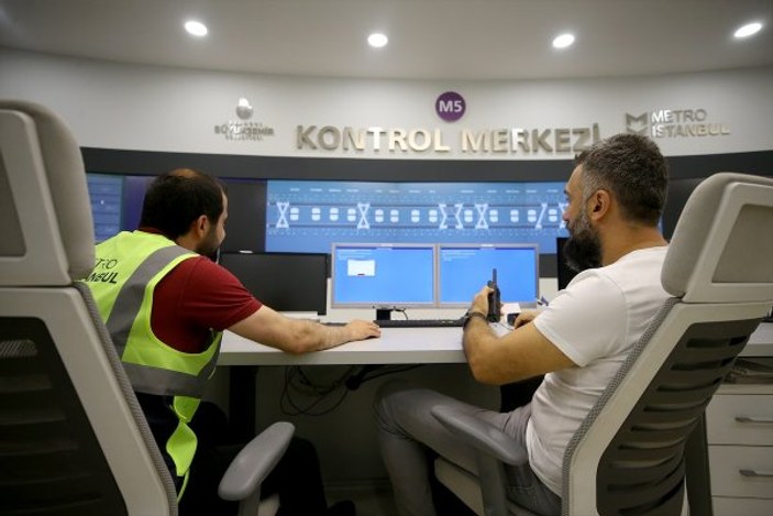 Üsküdar-Çekmeköy Hattı'nın 2'inci etabında test sürüşü başladı