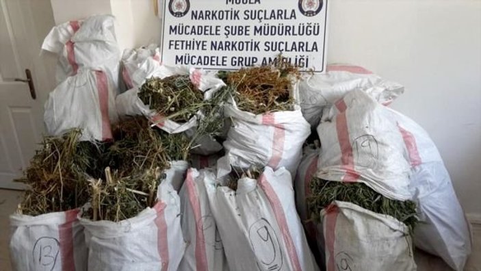 Muğla'da 110 kilogram uyuşturucu ele geçirildi