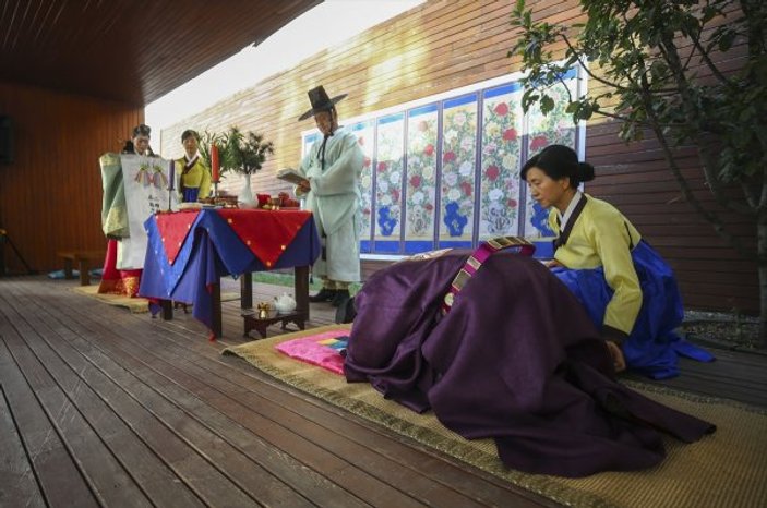 Güney Kore'nin düğün geleneği tanıtıldı