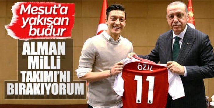 Dışişleri Bakanı, Mesut Özil'le görüştü