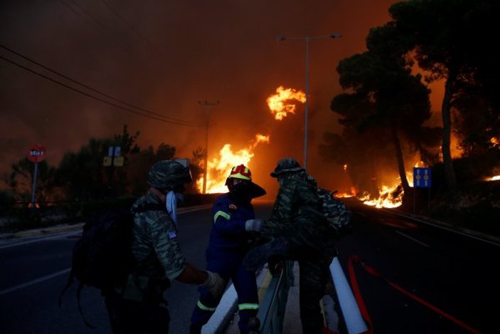 Yunanistan’da orman yangını: 77 ölü 156 yaralı