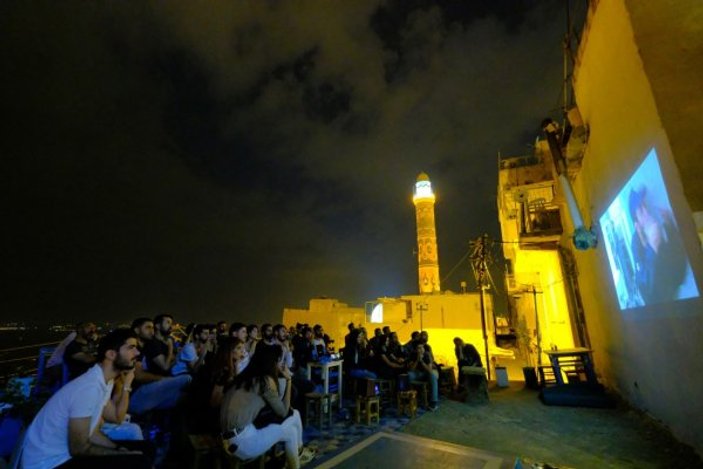 Mardin’in tarihi damlarında sinema keyfi