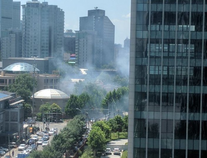ABD'nin Pekin büyükelçiliği yakınlarında patlama