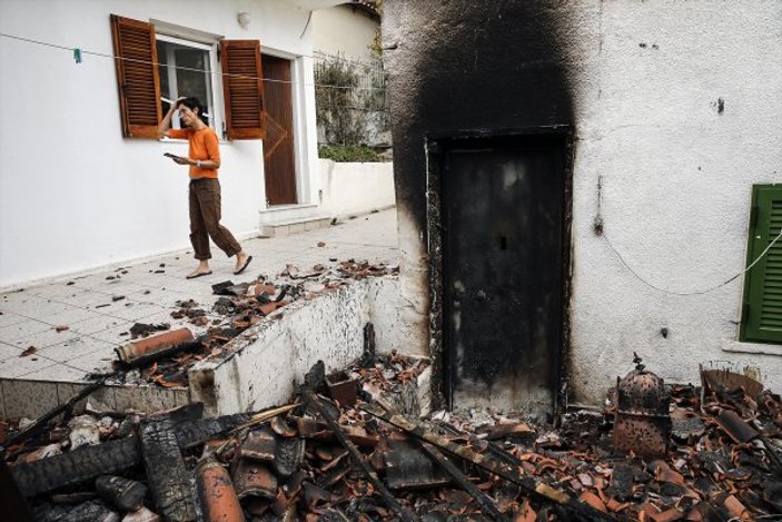 Yunanistan'da yangından kurtulanlar yaşadıklarını anlattı