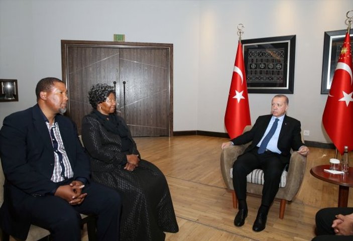 Başkan Erdoğan, Mandela'nın torunu ile görüştü