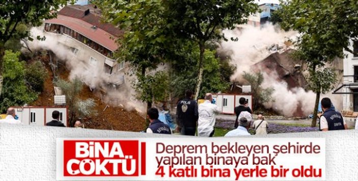 İstanbul'da bir bina daha yıkılmaya karşı boşaltıldı
