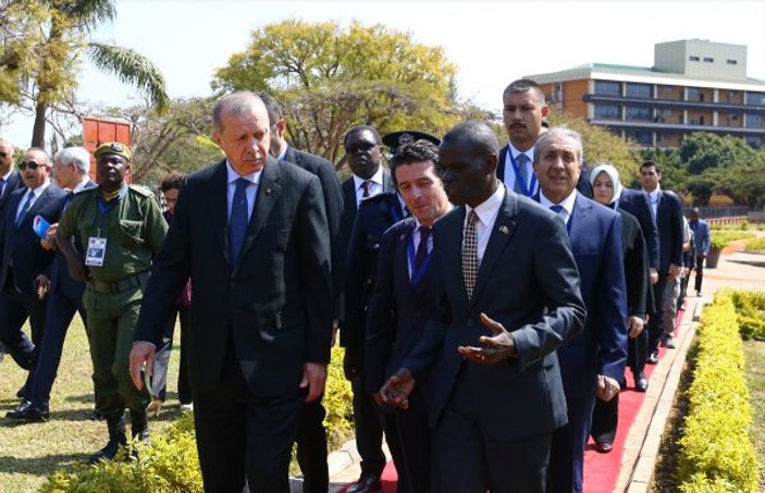 Başkan Erdoğan Zambiya'da