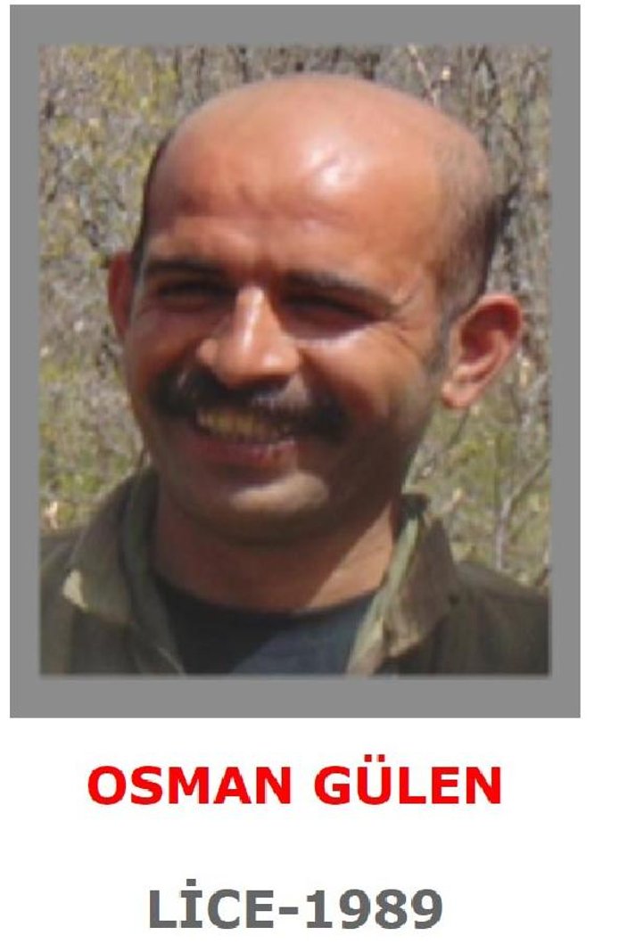 Gri listede aranan PKK'lı Gülen öldürüldü