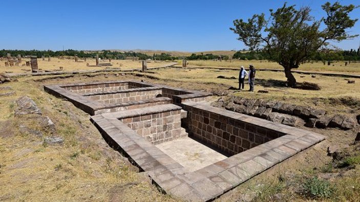 Selçuklu Meydan Mezarlığı'nda 178 oda mezar tespit edildi