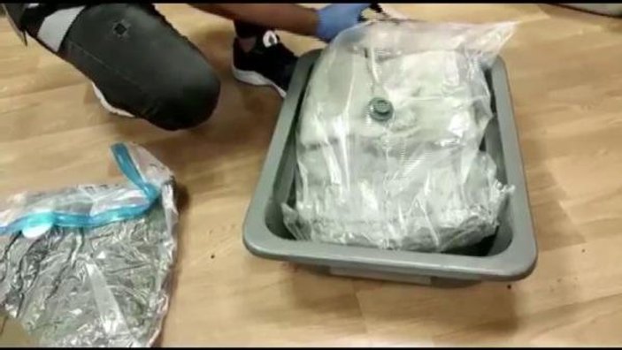 Havalimanında 6 kilo uyuşturucu ele geçirildi