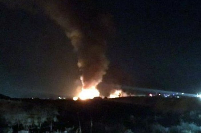 Erbil'de Peşmergenin silah ve patlayıcı deposunda patlama
