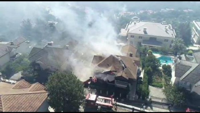 Mudanya'da orman yangını evlere yaklaştı