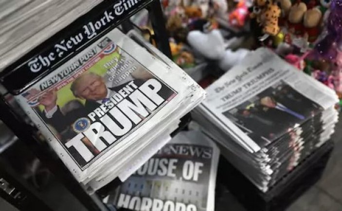 Amerikan medyası Trump'a karşı ayakta